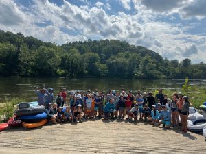 french broad river academy back to school float and picnic 2024