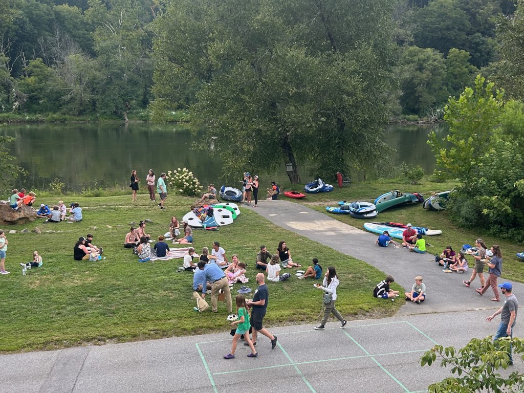 french broad river academy back to school float and picnic 2024