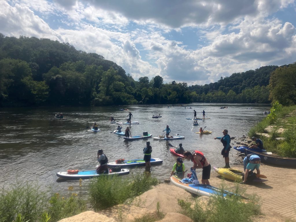 french broad river academy back to school float and picnic 2024